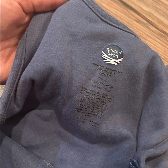 BlueSleeveless Baby Sleeping Bag - Picture 4 of 5